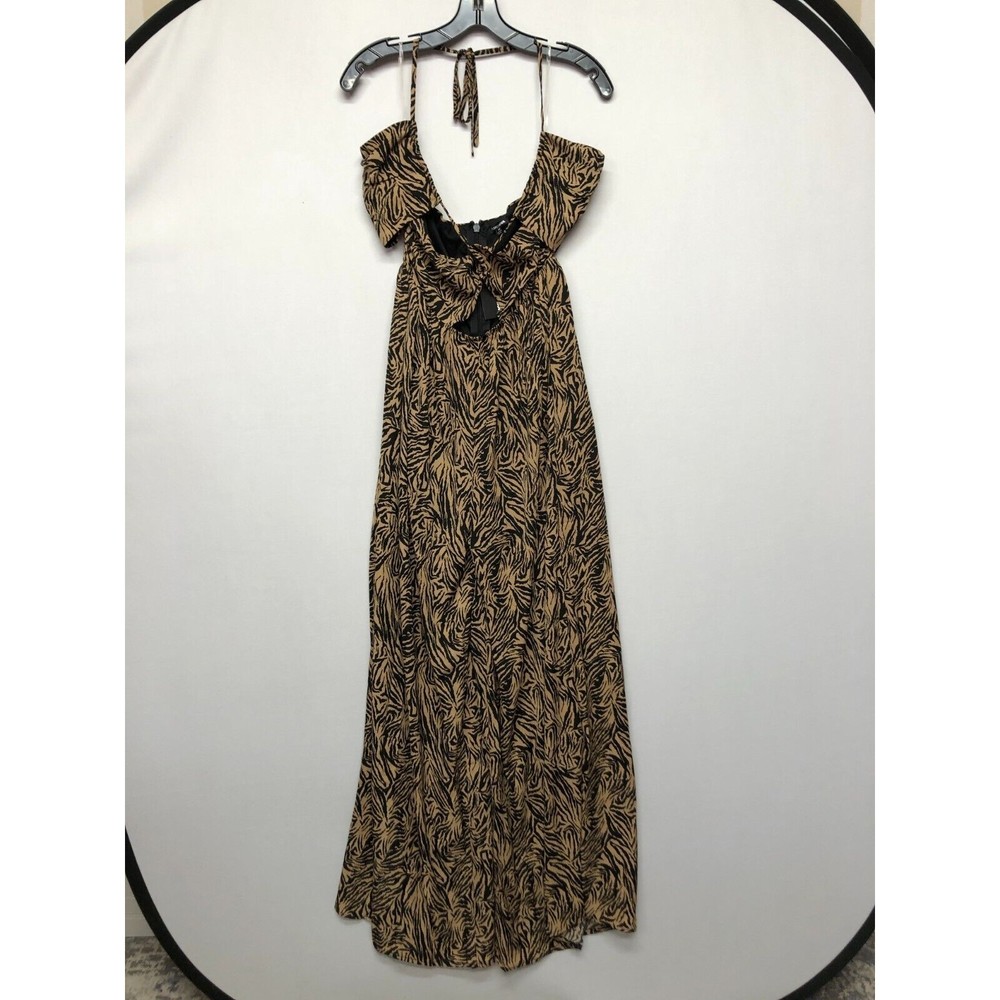 NWT Fashion Nova Women Animal Prints Sleeveless Jumpsuit Size Medium M116 -25